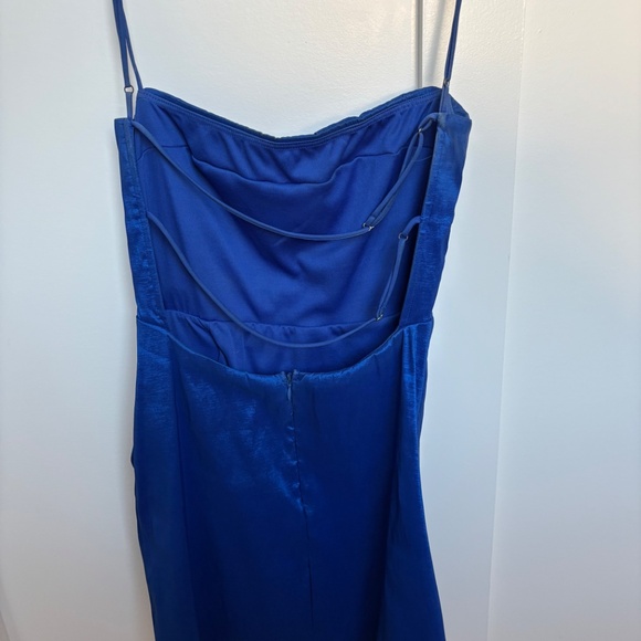 Taffeta Ruched Bodycon Dress (medium) - Picture 4 of 5